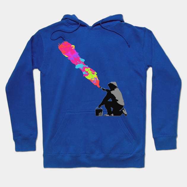 Graffiti Artist Hoodie by Tamie